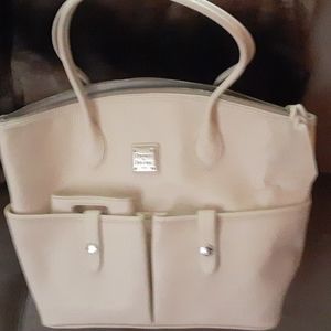Dooney & Bourke crescent tote. Used once. Gorgeous bag with lots of storage